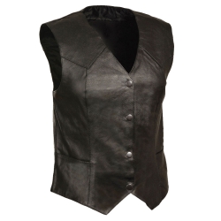 Women Leather Vest