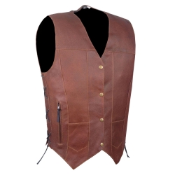 Men Leather Vest