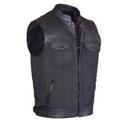 Men Leather Vest