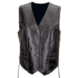 Women Leather Vest