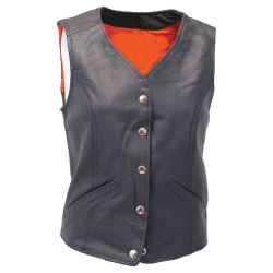 Women Leather Vest